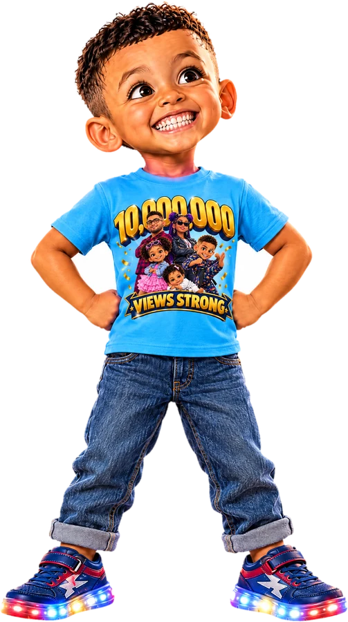 Jaziel wearing the Legends Squad tee